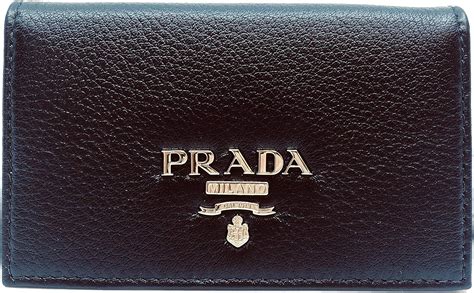 prada blue card holder|Prada credit card holder wallet.